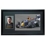 Signed David Coulthard Framed Photographic Set