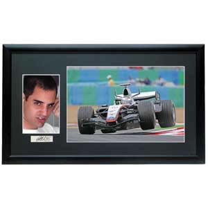 J P Montoya Framed Photographic Set 2005