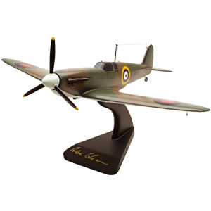 signed Spitfire MkI Alex Henshaw 1:28