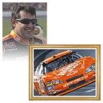 signed Tony Stewart Print