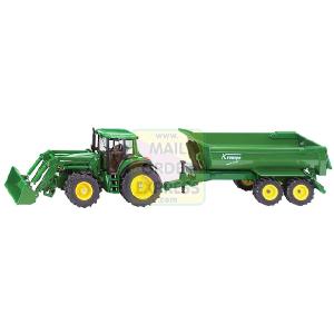 Siku John Deere Front Load and Trailer 1 32 Scale