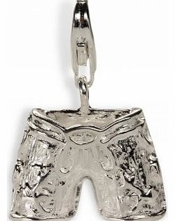 SILBERMOOS SILBERMOOD pendant charm leather trousers (Lederhose) Oktoberfest Wiesn Bavaria Bavarian 925 sterling silver