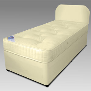 Silent-Dreams Cotton Pocket 3FT Single Divan Bed