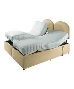 Adjustable Kingsize Bed/Memory Matt/Headboard