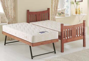 Silentnight Studio Pine Guest Bed with Mattresses