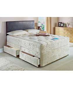Clevedon Double Divan Miracoil Mattress 4 Drws