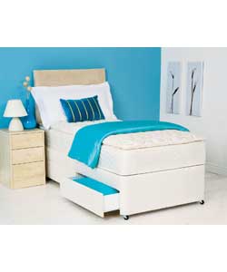 Elliot Pillowtop Single Divan - 2 Drawer