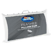 Silentnight Feather pillow pair