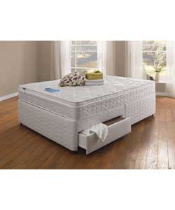Ivy Box Pillowtop Kingsize Divan Bed