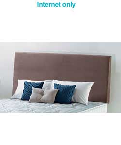 silentnight Kingsize Graphite Faux Suede Headboard