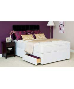 Mayfair Microquilt Kingsize Divan - 2 Drawer