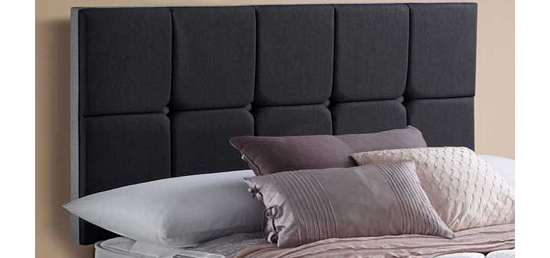 Silentnight Seychelles Double Headboard - Charcoal