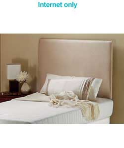 silentnight Single Natural Faux Suede Headboard