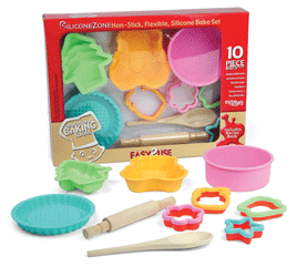 Silicone Zone Kids Baking Set 10 Piece