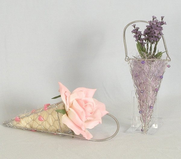 Bridesmaid Rose Cone