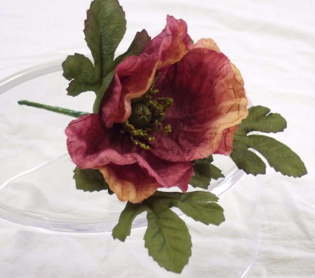 Pink Poppy Buttonhole