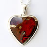 Baltic Amber Heart Pendant