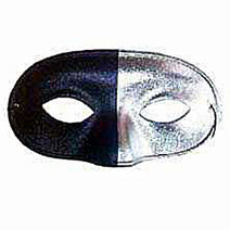 silver /BLACK TWO TONE MASK