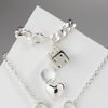 silver Coloured Dice Bracelet