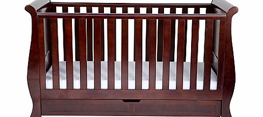 Silver Cross Dorchester Cot Bed, Dark Cherry