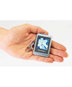 Silver Digital Photo Keyring