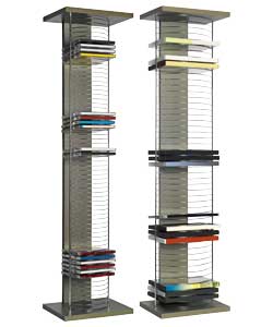 Effect and Chrome CD and DVD Towers