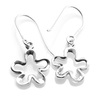 silver Flower Earrings