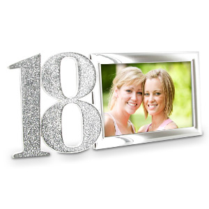 Glitter 18th Birthday Photo Frame