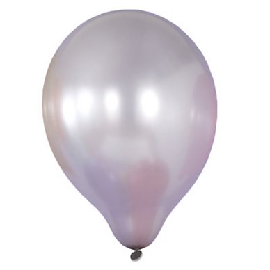 Silver latex balloons - 25 pack