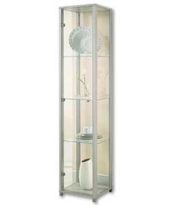 One Door Full Length Glass Display Cabinet