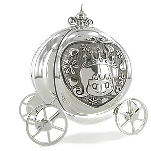 Plated Cinderella Coach Money Box