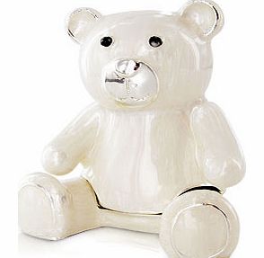 Plated Teddy Bear Keepsake Box