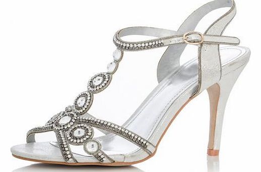 Round Diamante Sandals