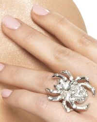 Spider Rhinestone Ring