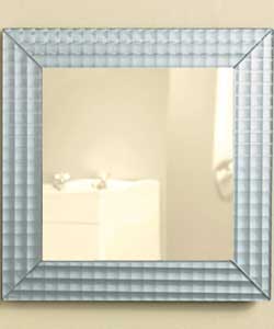 SILVER Squares Mirror