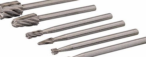 Silverline Tools Silverline 457038 HSS Router Cutter Set 6-Piece 3.1mm Diameter Mandrel