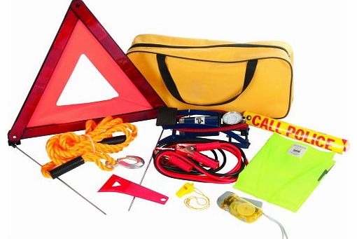 Silverline Tools Silverline 933429 Car Emergency Kit 9-Piece