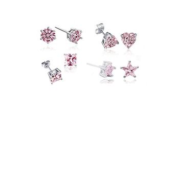 64Y - PAIR OF STAR SHAPED SWAROVSKI EARRINGS