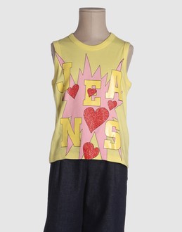 TOPWEAR Sleeveless t-shirts GIRLS on YOOX.COM