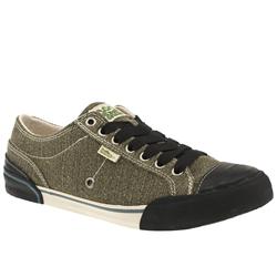 Simple Male Simple Tuba Fabric Upper Fashion Trainers in Khaki