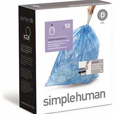 Simplehuman Bin Liners Size Code D