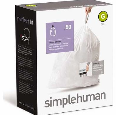 Simplehuman Bin Liners Size Code G