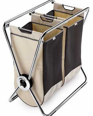 Double X-Frame Laundry Hamper