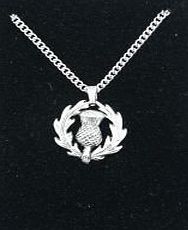 Simply 4 Pewter Pendant-Scottish Scotland Thistle