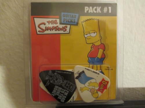 Simpsons Grover Allman The Simpsons Guitar Picks 5-Pack#1