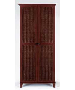 singapore 2 Door Wardrobe - Walnut