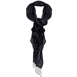 Black Khan Market Sequin Scarf