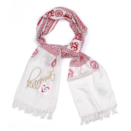 Raja White Karma Dupatta Scarf/