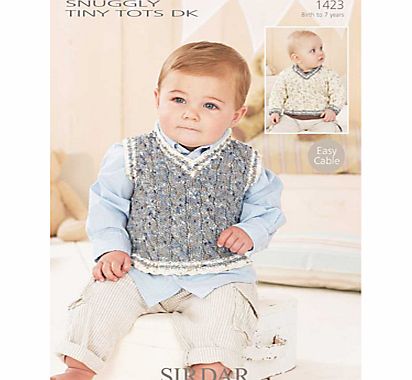 Sirdar Snuggly Tiny Tots DK Leaflet, 1423