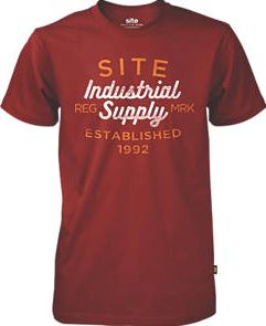 Site, 1228[^]1740J Trade T-Shirt Red Large 42-44`` Chest 1740J